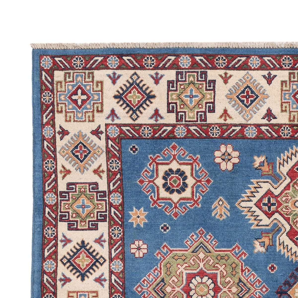 Kazak Teppich 167x240cm - Orientteppich - blau