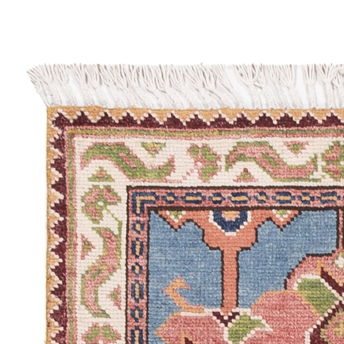 Kazak Teppich 78x296cm - Orientteppich - blau