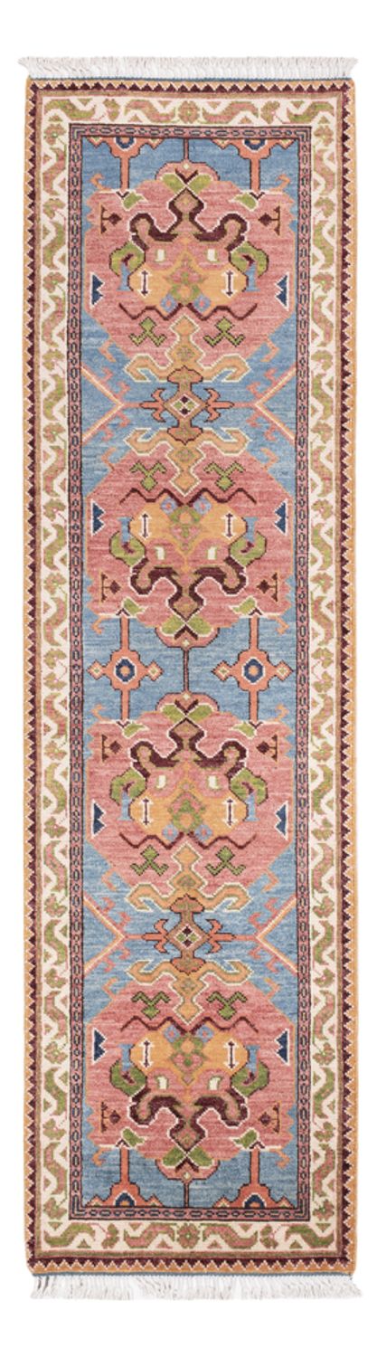 Kazak Teppich 78x296cm - Orientteppich - blau