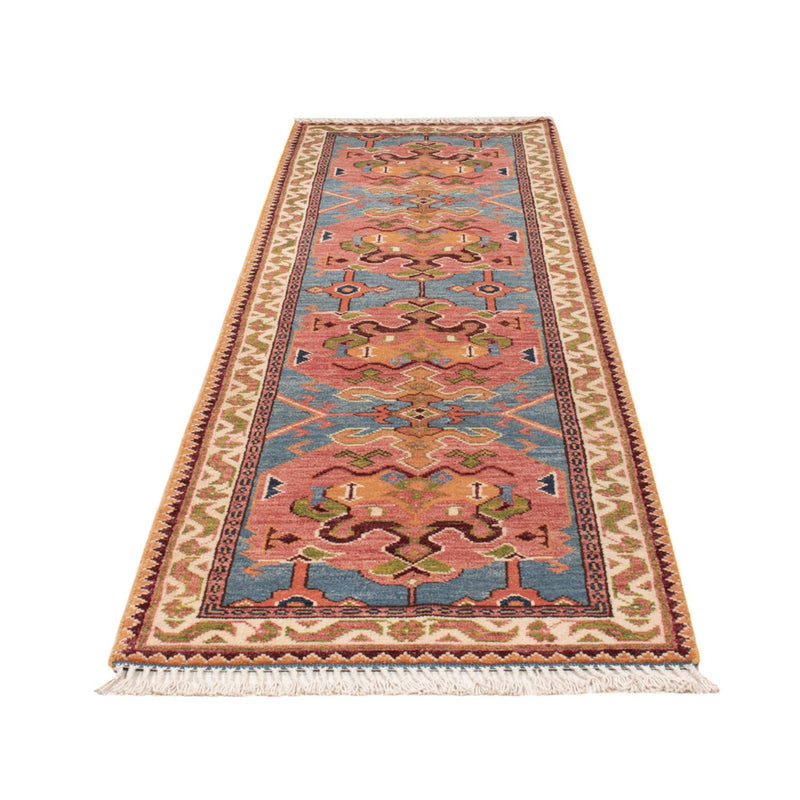 Kazak Teppich 78x296cm - Orientteppich - blau