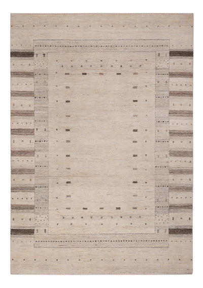 Indo Loribaft Teppich 176x246cm - Orientteppich - hellbeige