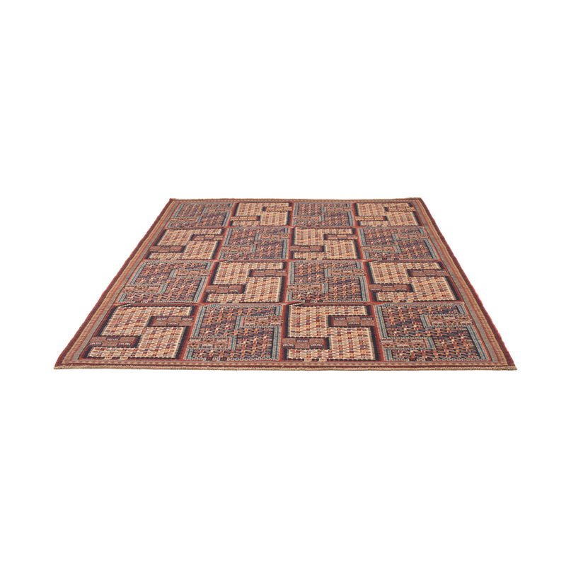 Kelim Afghan Teppich 170x212cm - mehrfarbig
