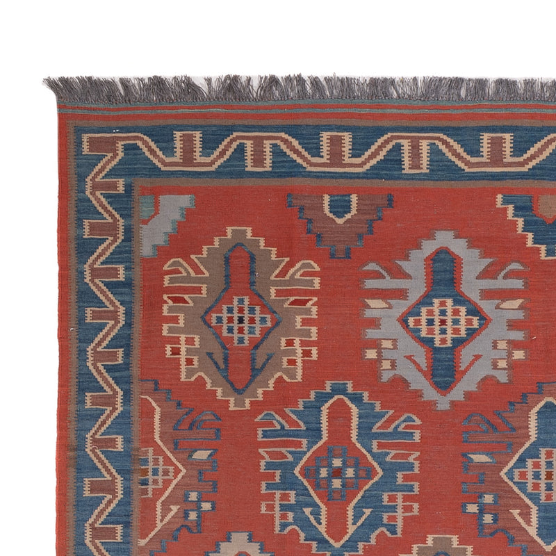 Kelim Afghan Teppich 177x253cm - rot