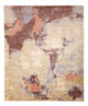 Designer Teppich 243x297cm - mehrfarbig