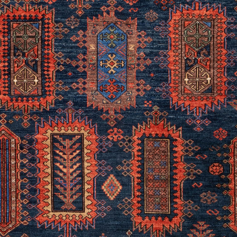 Kazak Teppich 184x283cm - Orientteppich - dunkelblau