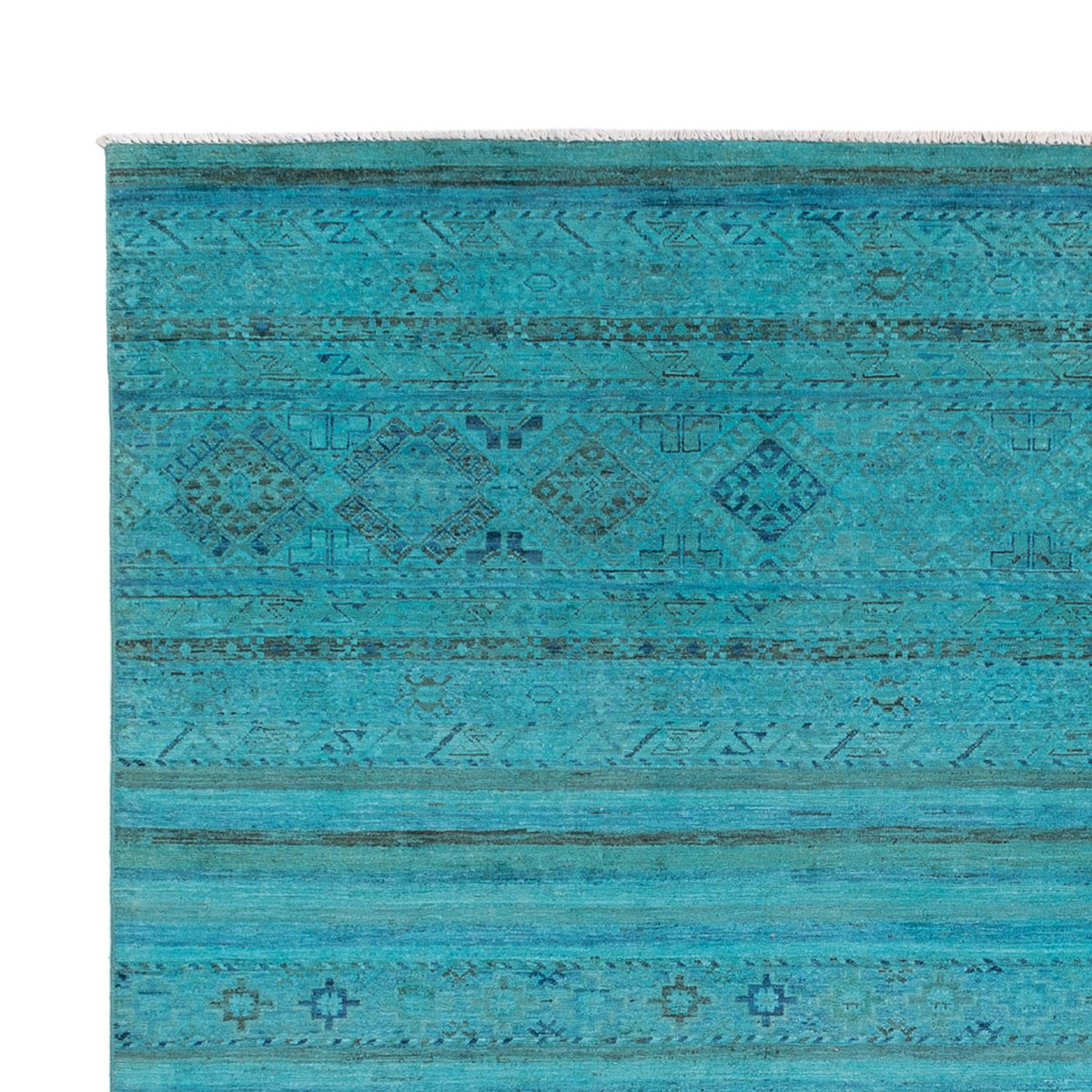Designer Teppich 247x300cm - türkis