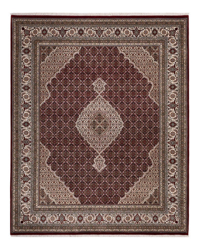 Indo Täbriz Teppich 205x256cm - Orientteppich - dunkelbeige