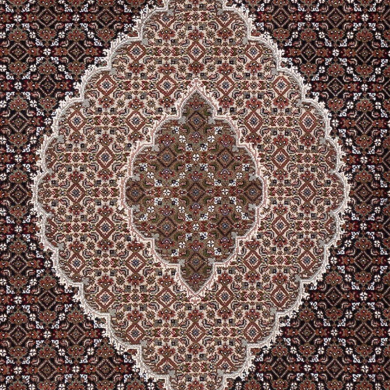 Indo Täbriz Teppich 250x305cm - Orientteppich - dunkelbeige