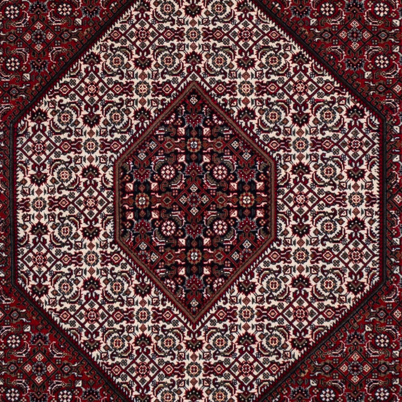 Indo Bidjar Teppich 251x304cm - Orientteppich - dunkelrot