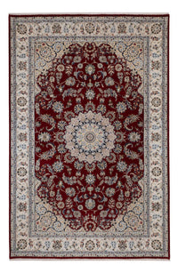 Indo Nain Teppich 200x303cm - Orientteppich - dunkelrot – product image