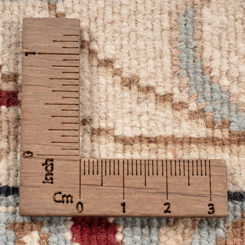 Indo Nain Teppich 200x303cm - Orientteppich - dunkelrot