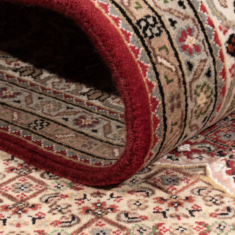 Indo Täbriz Teppich 198x255cm - Orientteppich - dunkelbeige