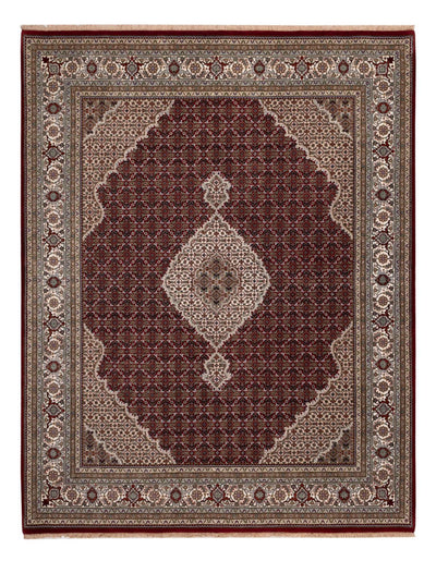 Indo Täbriz Teppich 202x257cm - Orientteppich - dunkelbeige