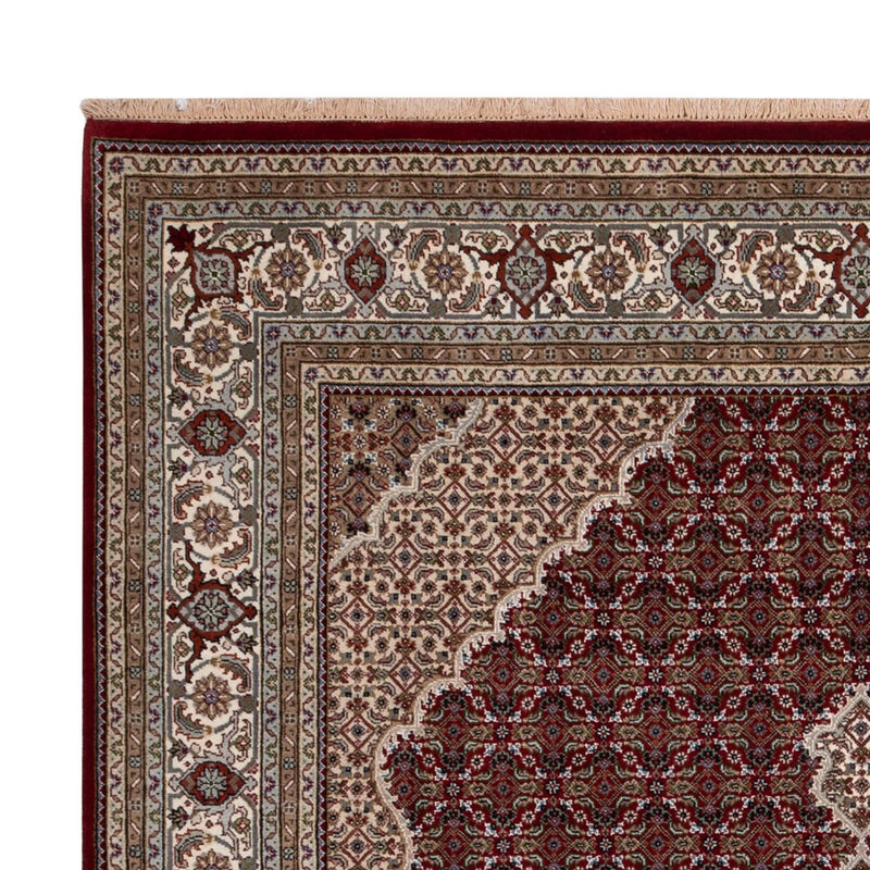 Indo Täbriz Teppich 202x257cm - Orientteppich - dunkelbeige