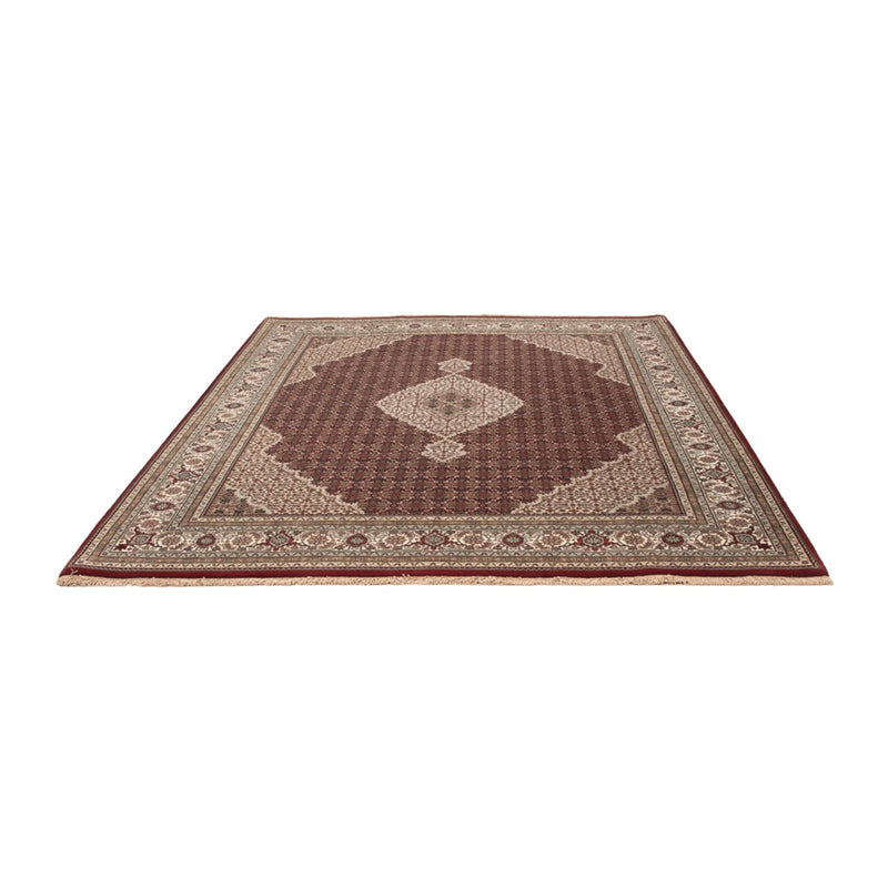 Indo Täbriz Teppich 202x257cm - Orientteppich - dunkelbeige