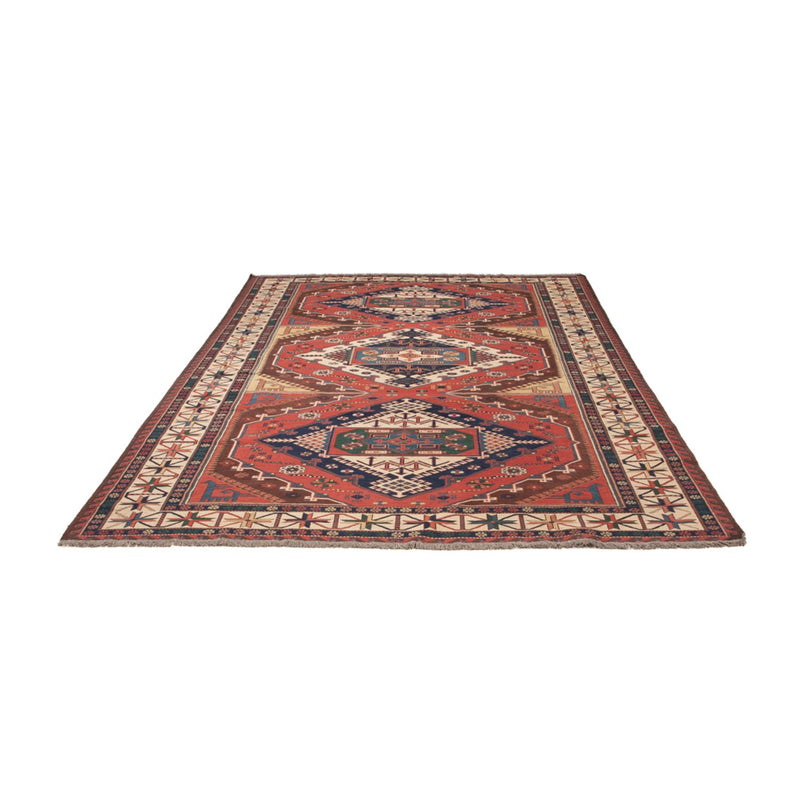 Kelim Afghan Teppich 198x282cm - rot