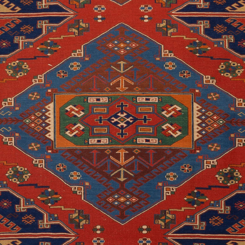 Kelim Afghan Teppich 204x294cm - rot