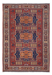 Kelim Afghan Teppich 236x323cm - rot – product image