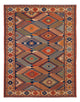 Kelim Afghan Teppich 205x272cm - mehrfarbig