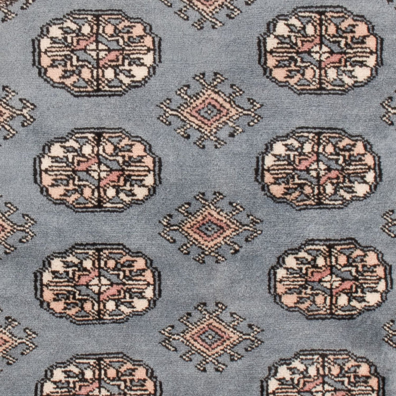 Pakistan Teppich 93x152cm - Orientteppich - hellblau
