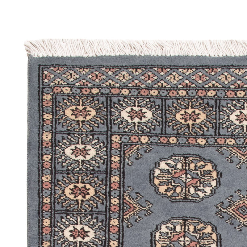 Pakistan Teppich 93x152cm - Orientteppich - hellblau