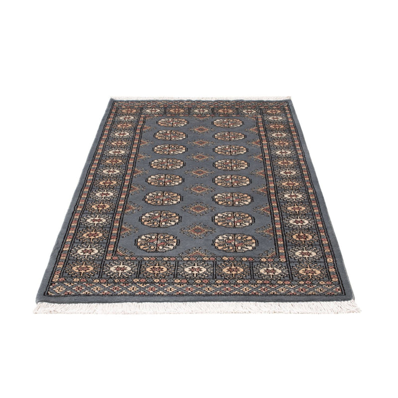 Pakistan Teppich 93x152cm - Orientteppich - hellblau