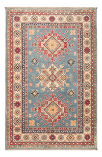 Kazak Teppich 98x147cm - Orientteppich - hellblau – product image