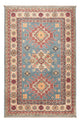 Kazak Teppich 98x147cm - Orientteppich - hellblau