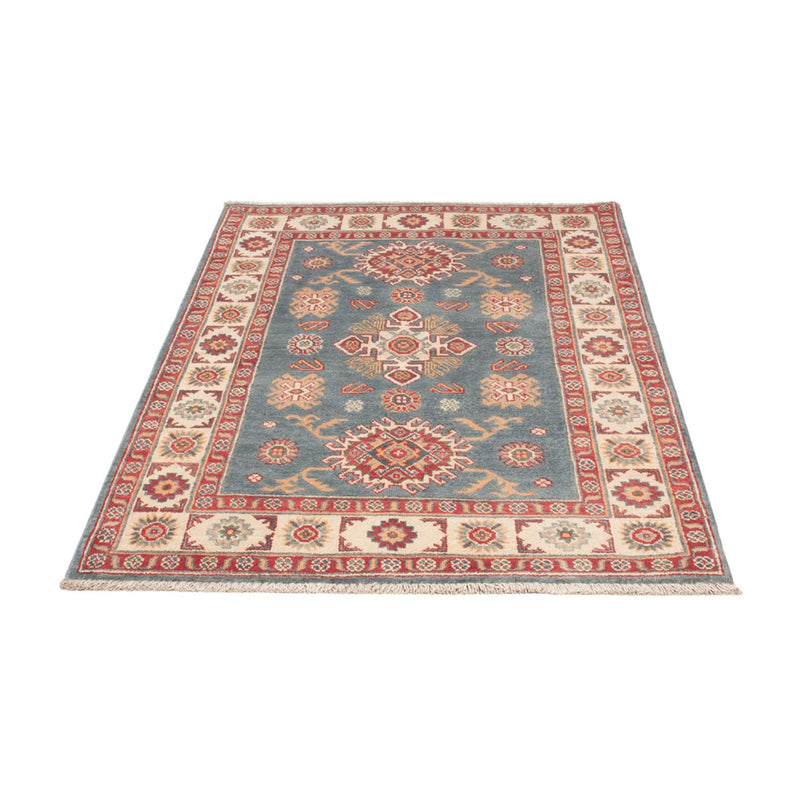 Kazak Teppich 98x150cm - Orientteppich - hellblau
