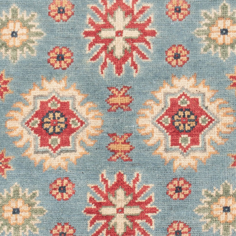 Kazak Teppich 81x124cm - Orientteppich - hellblau
