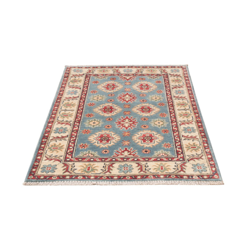 Kazak Teppich 81x124cm - Orientteppich - hellblau