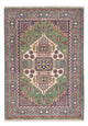 Kazak Teppich 101x144cm - Orientteppich - grün