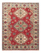 Kazak Teppich 101x131cm - Orientteppich - rot