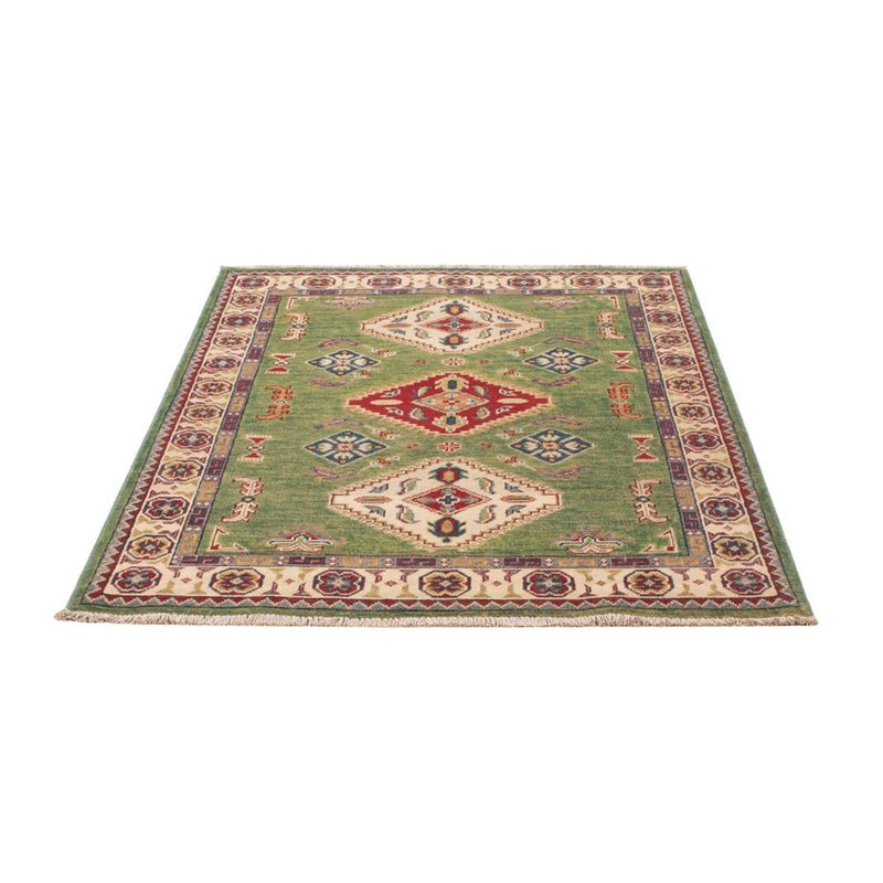 Kazak Teppich 102x139cm - Orientteppich - grün