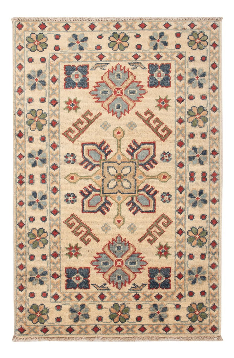 Kazak Teppich 58x89cm - Orientteppich - beige