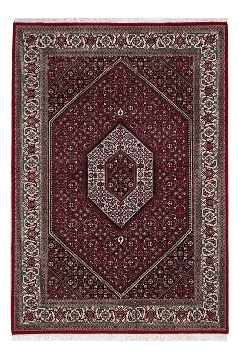 Indo Bidjar Teppich 127x183cm - Orientteppich - dunkelbeige