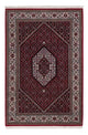 Indo Bidjar Teppich 122x185cm - Orientteppich - dunkelbeige