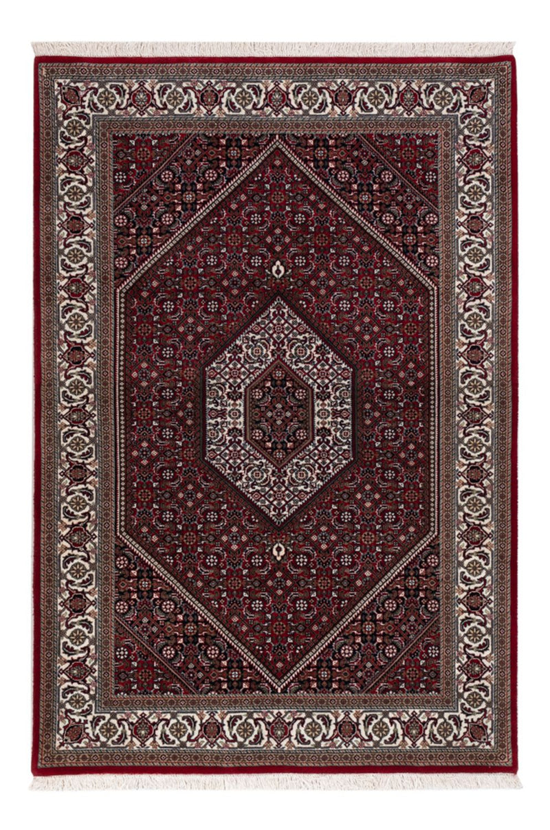 Indo Bidjar Teppich 122x184cm - Orientteppich - dunkelbeige