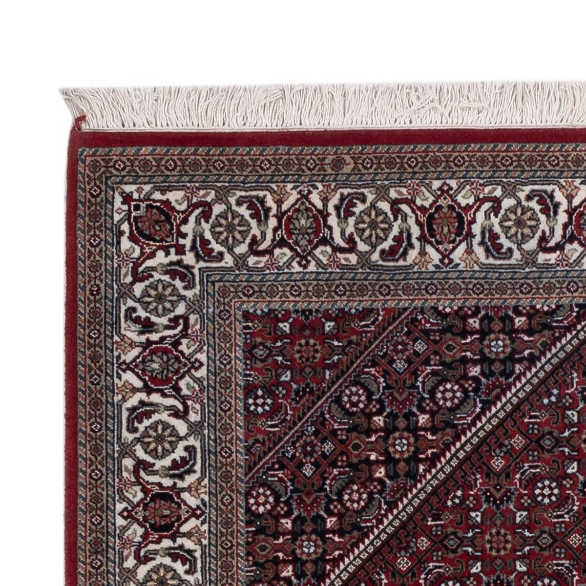Indo Bidjar Teppich 121x184cm - Orientteppich - dunkelbeige