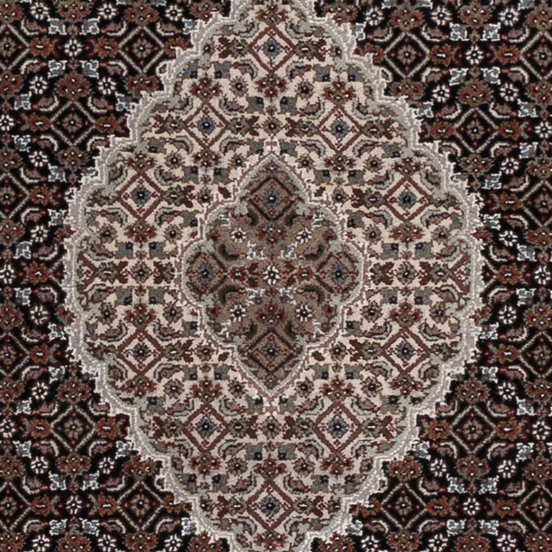 Indo Täbriz Teppich 124x187cm - Orientteppich - dunkelbeige