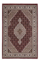 Indo Täbriz Teppich 123x187cm - Orientteppich - dunkelbeige