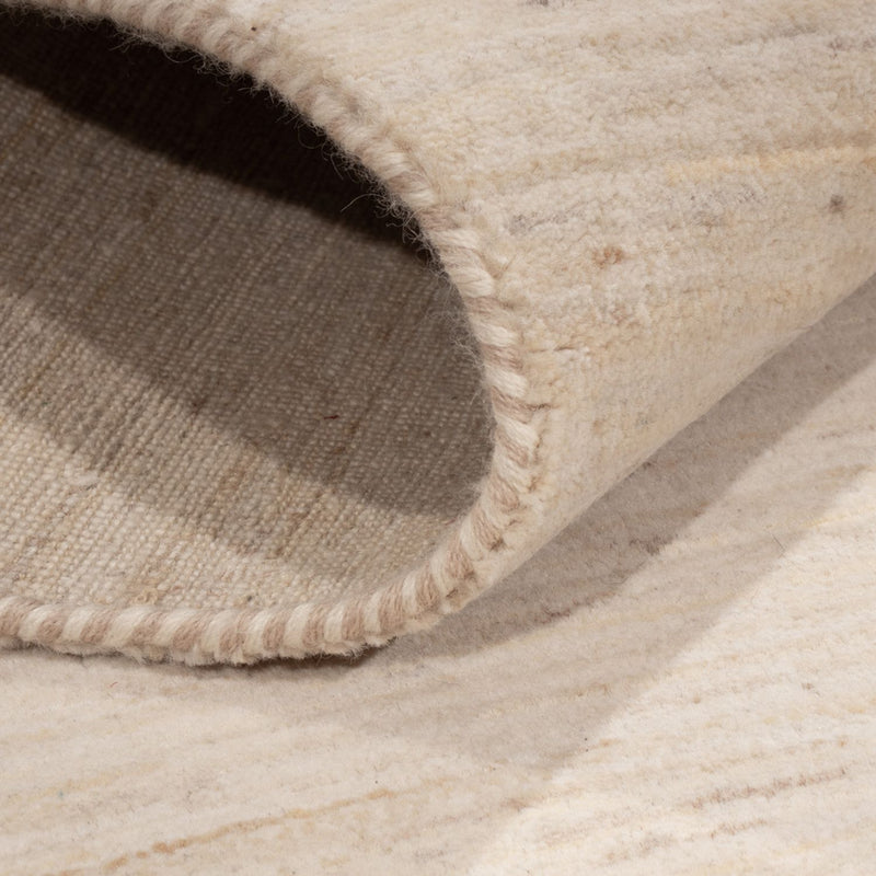 Indo Loribaft Teppich 84x294cm - Wollteppich - beige