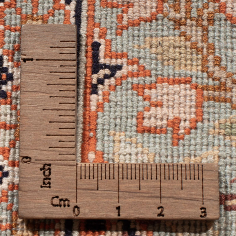 Kaschmir Seide Teppich 80x236cm - Orientteppich - dunkelbeige