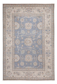 Usak Teppich 206x301cm - Orientteppich - hellblau – product image