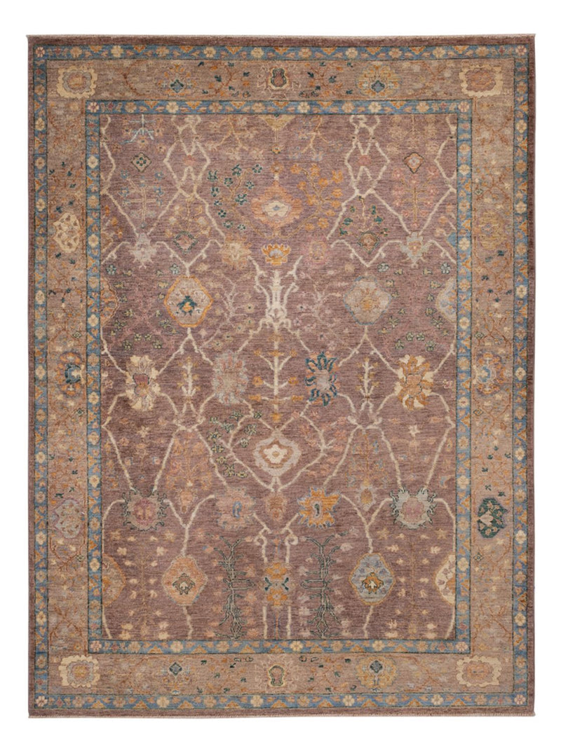 Usak Teppich 173x240cm - Orientteppich - dunkelbeige
