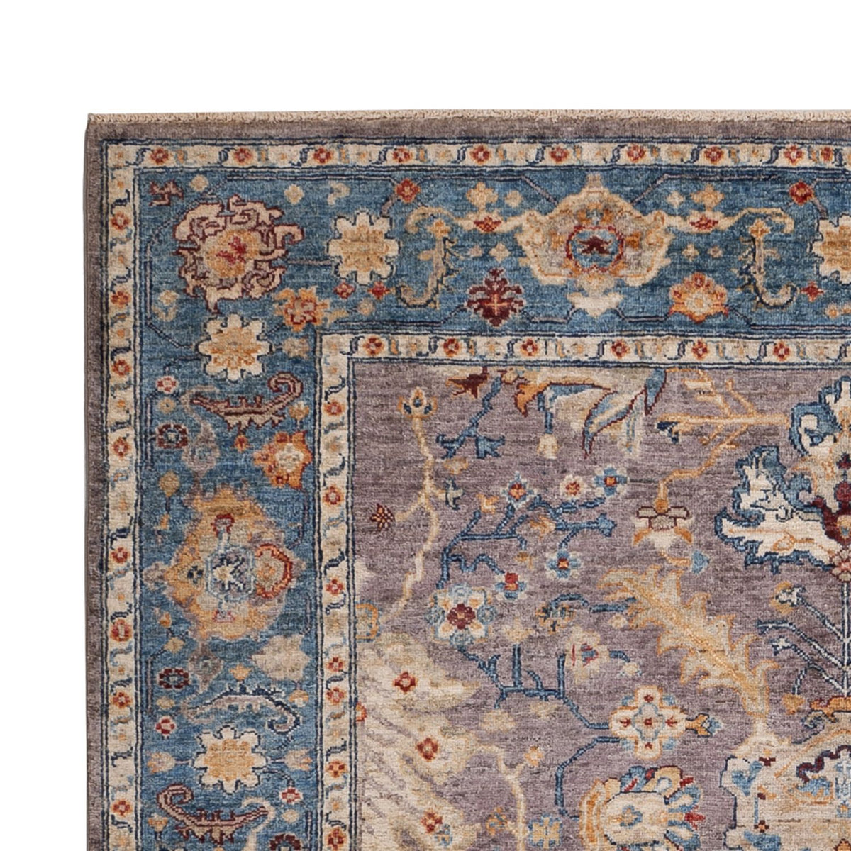 Usak Teppich 175x232cm - Orientteppich - dunkelrot