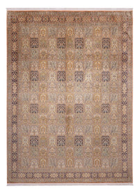 Kaschmir Seide Teppich 273x378cm - Orientteppich - dunkelbeige – product image