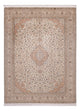 Kaschmir Seide Teppich 244x329cm - Orientteppich - beige