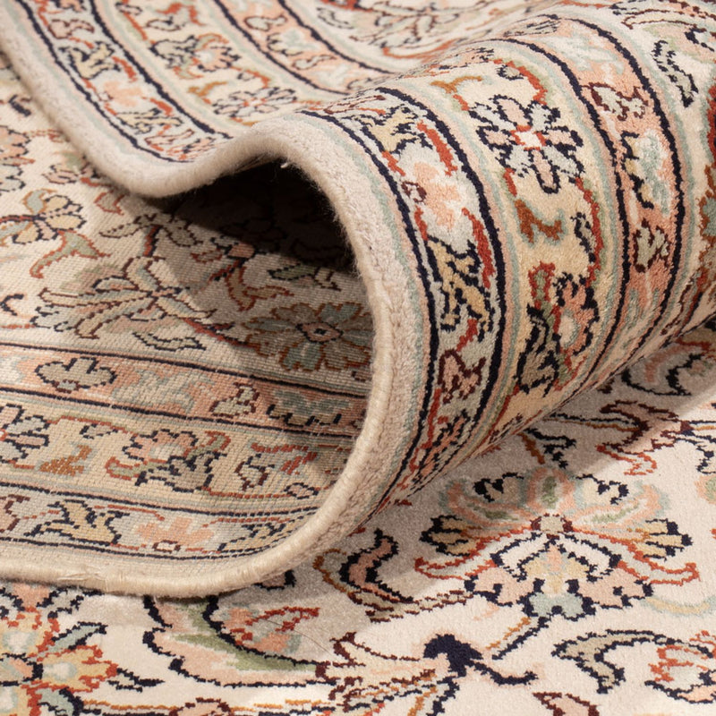 Kaschmir Seide Teppich 244x329cm - Orientteppich - beige