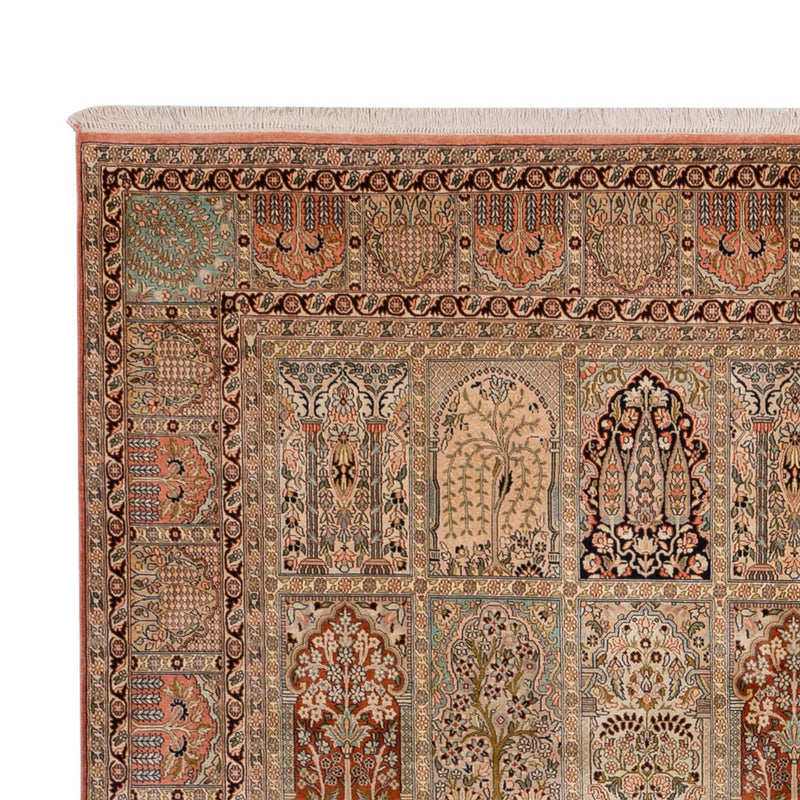 Seidenteppich - Kaschmir Seide - 238 x 324 cm - beige